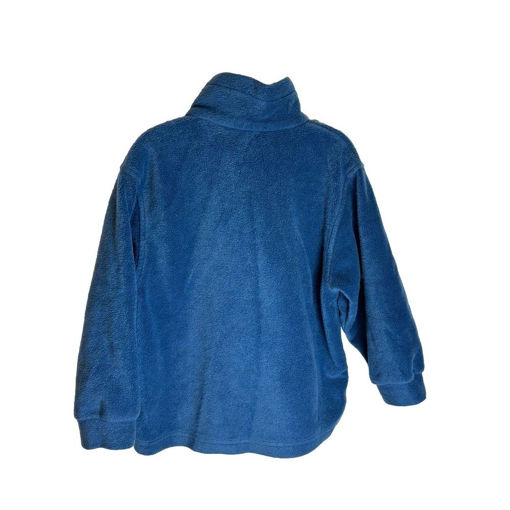 Columbia Fleece Jacket Kids Youth Size 4/5 Blue Full Zip Outdoor Sweater - Picture 2 of 8